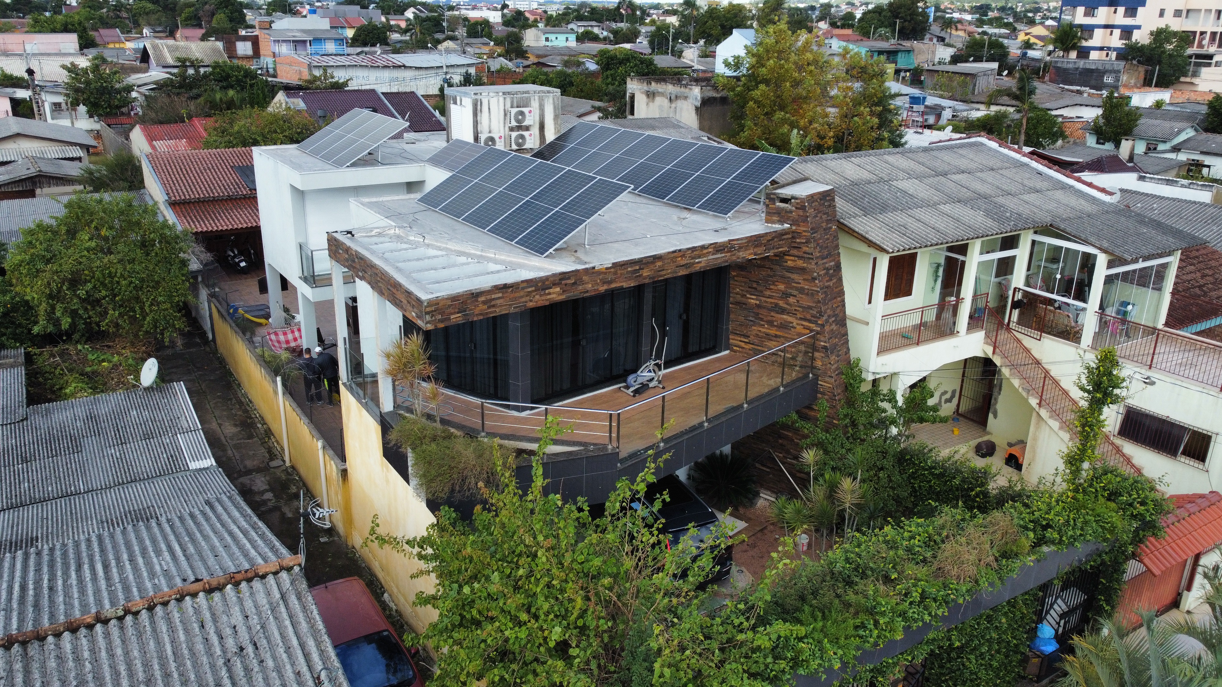 Projeto residencial da Woltz Solar em Guaíba